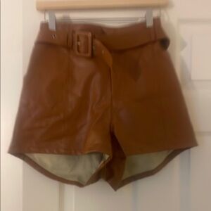 Altar'd State Brown High Waist Shorts